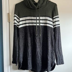 MARKET & SPRUCE- Cameron Cowl Neck Brushed Knit Top